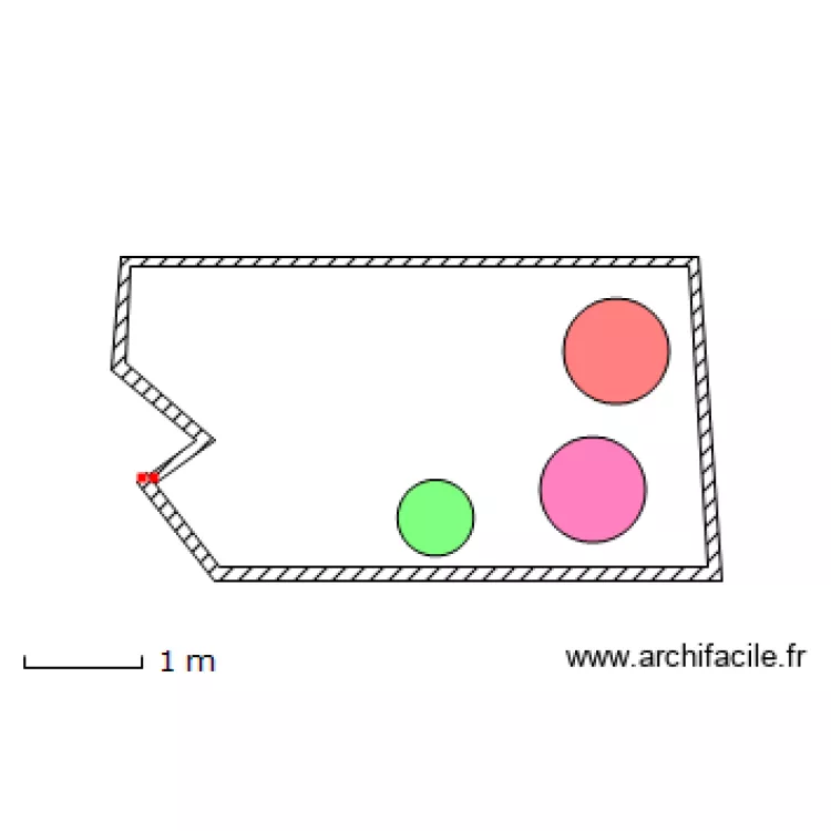 jardinet  avant. Plan de 