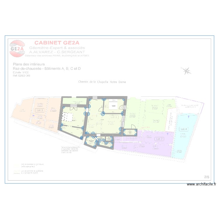 CAMPO BAS DE VILLA EN T3. Plan de 0 pièce et 0 m2