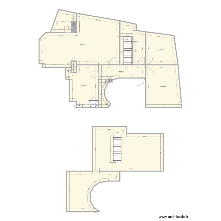 Lakanal. Plan de 12 pièces et 150 m2