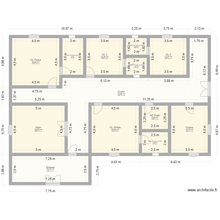 Maison 4 chambre. Plan de 0 pièce et 0 m2