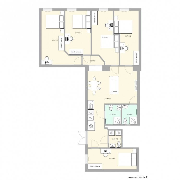 GARAY 3 AMENAGEMENT. Plan de 0 pièce et 0 m2