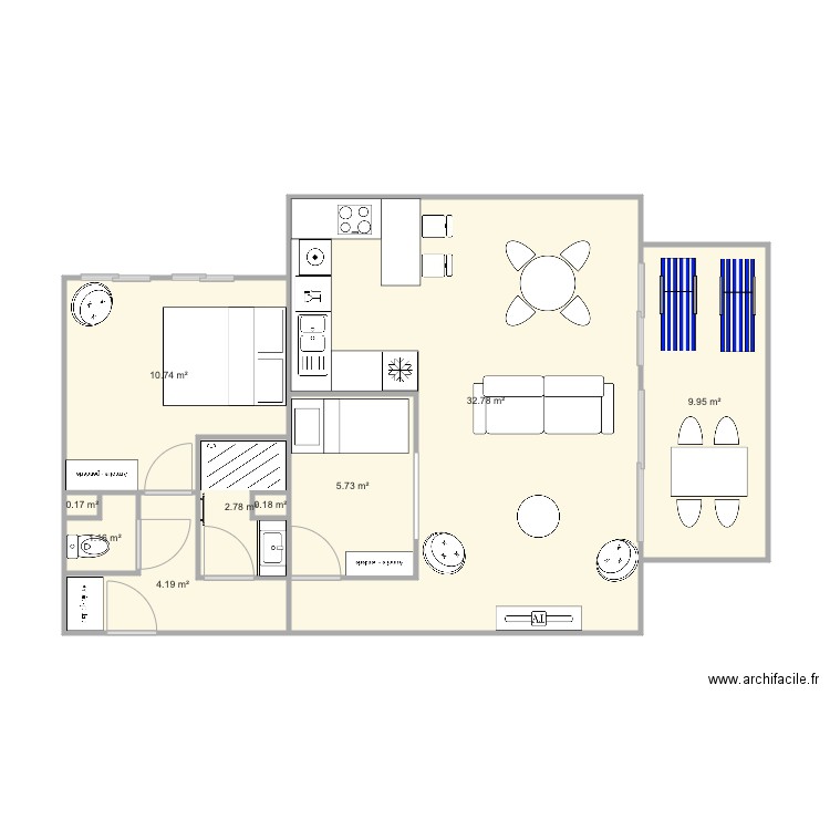 Santa Clara 2 cabine. Plan de 0 pièce et 0 m2