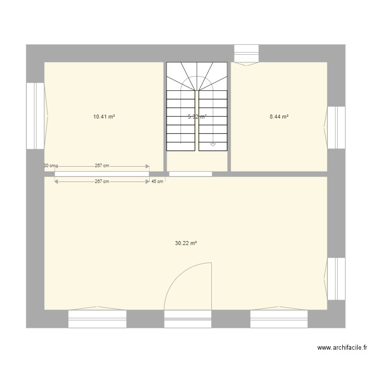 Maison RDC. Plan de 0 pièce et 0 m2