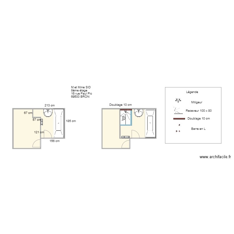 SID. Plan de 0 pièce et 0 m2