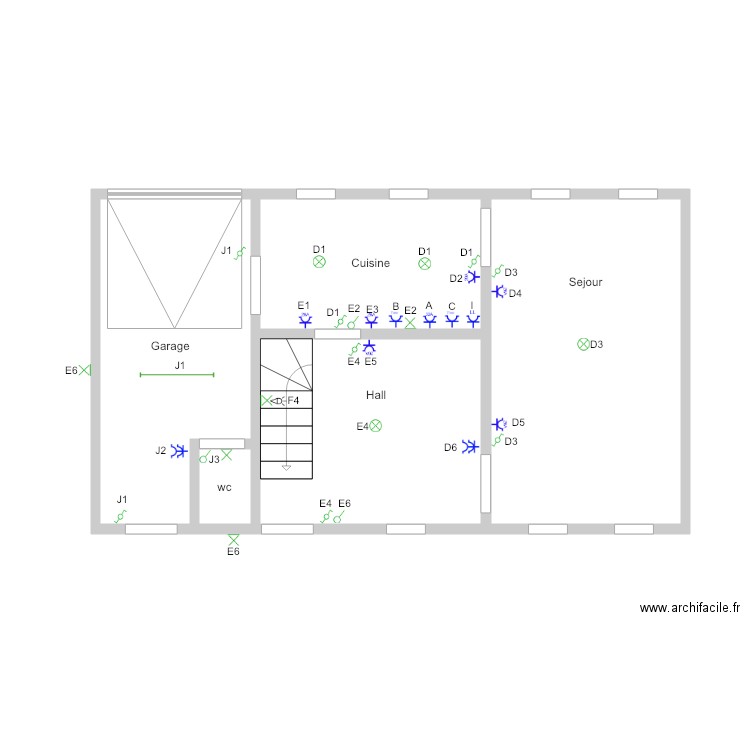 Rigaux Aline. Plan de 0 pièce et 0 m2