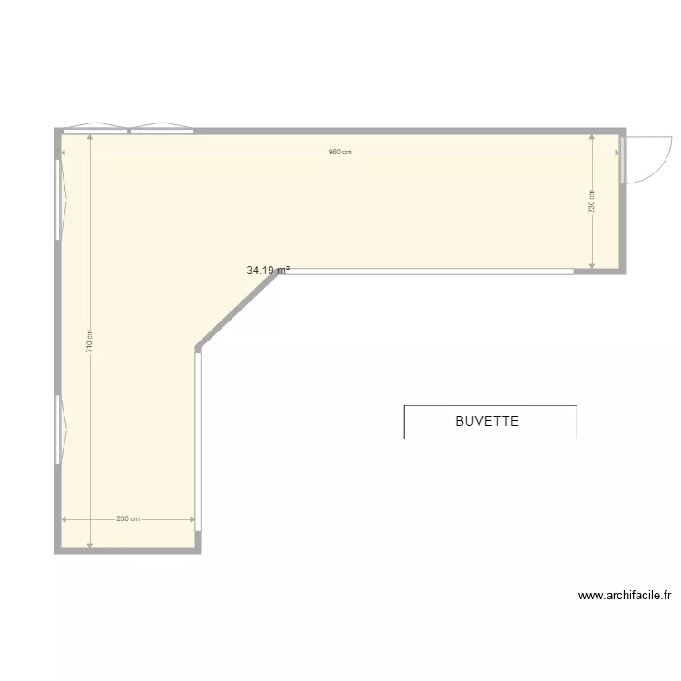 buvette. Plan de buvette. Plan de