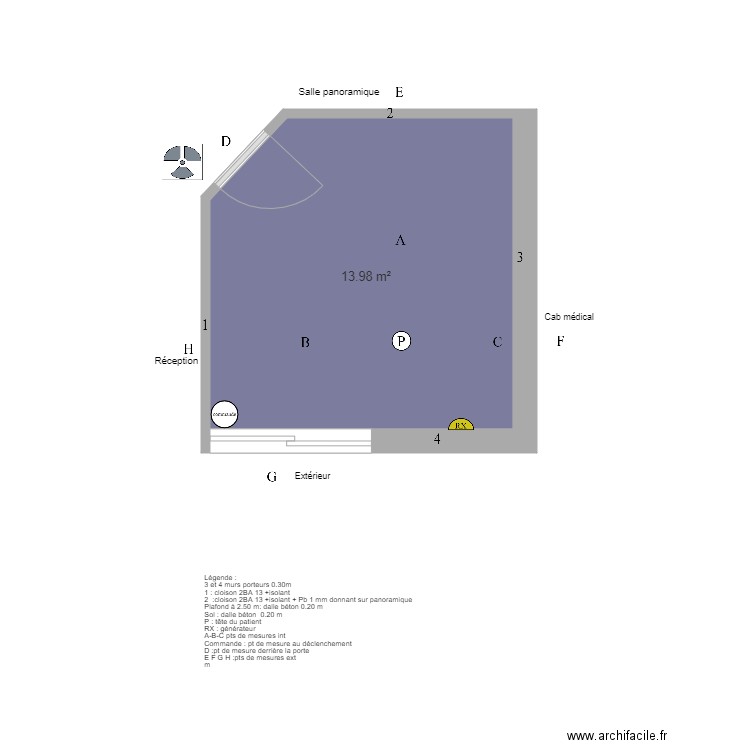 cabinet 3. Plan de 0 pièce et 0 m2