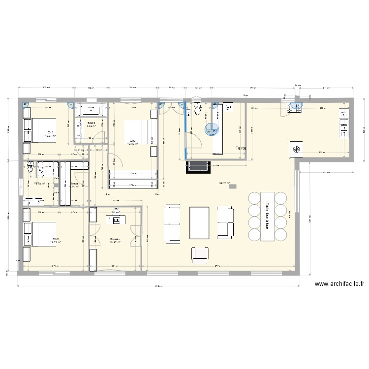 La case bambou plan 3105 VMC. Plan de 0 pièce et 0 m2