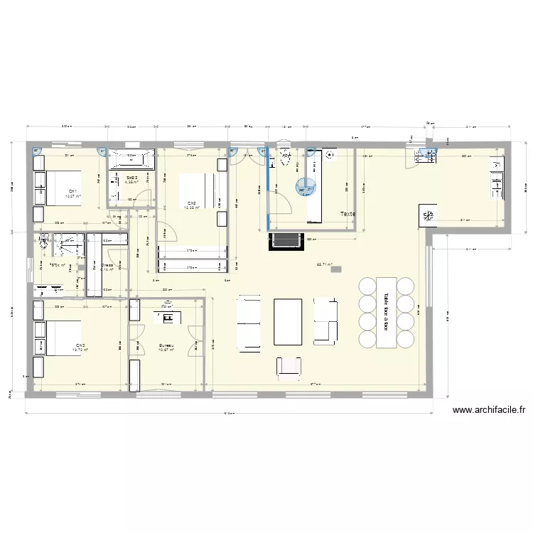 La case bambou plan 3105 VMC. Plan de La case bambou plan 3105 VMC. Plan de