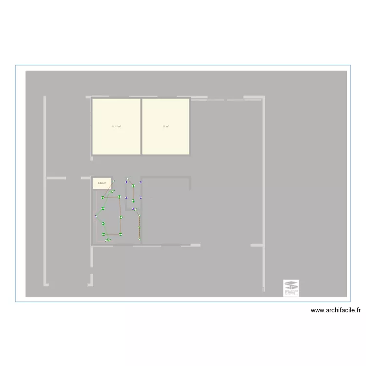 plan electrique WC SDE. Plan de 