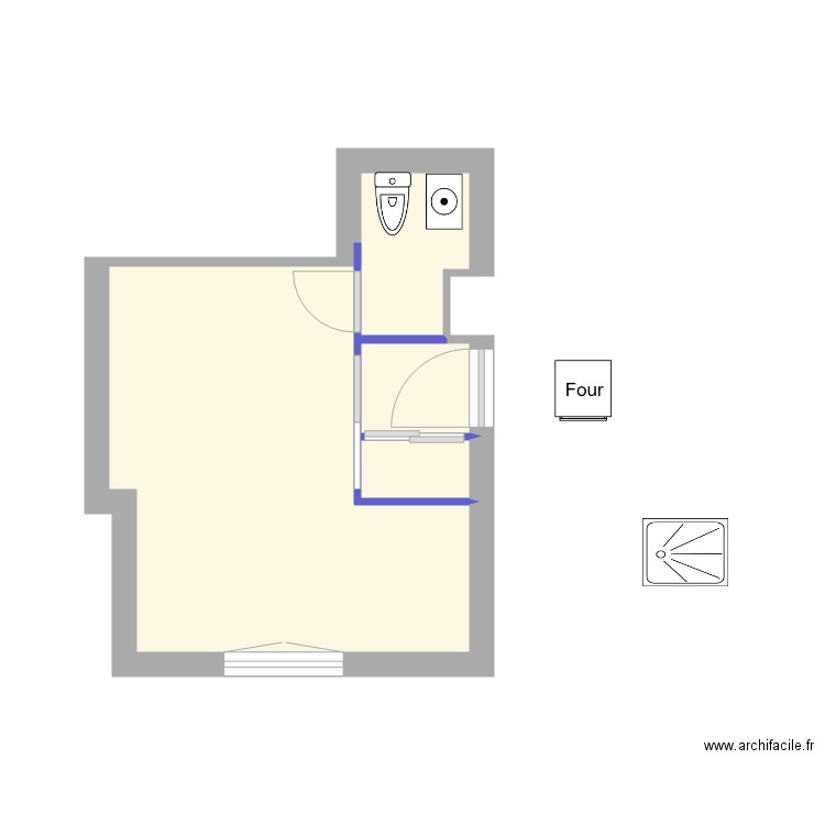 piat 1. Plan de 0 pièce et 0 m2