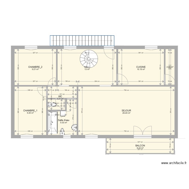 Villeneuve AVANT. Plan de 0 pièce et 0 m2