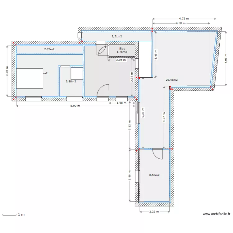 RDC_projet. Plan de RDC_projet. Plan de