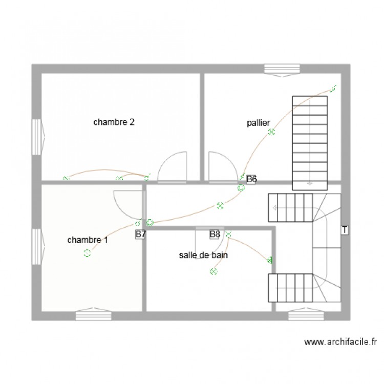 logement 4 1er Etage Eclairage. Plan de 0 pièce et 0 m2