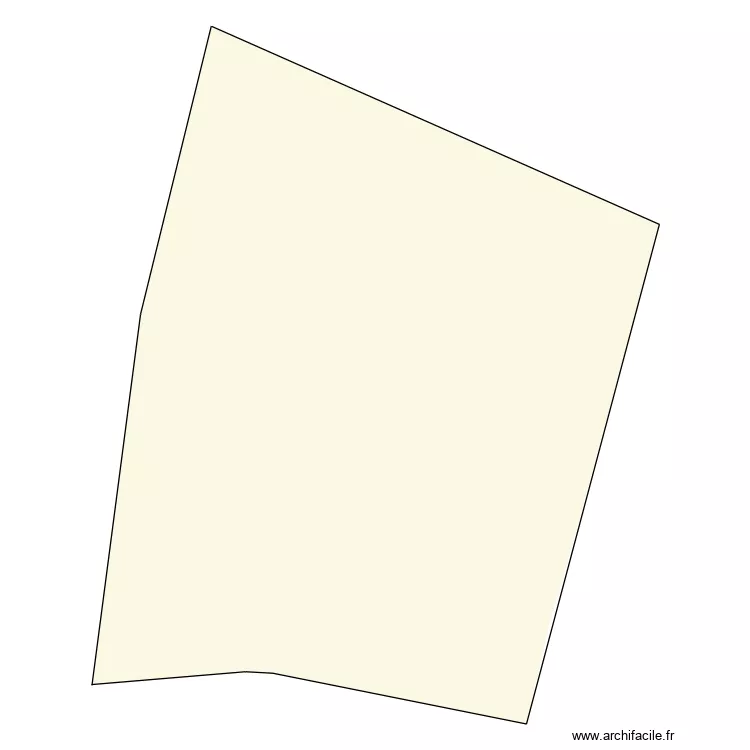 Contour cadastral 16 ch des Tines. Plan de 