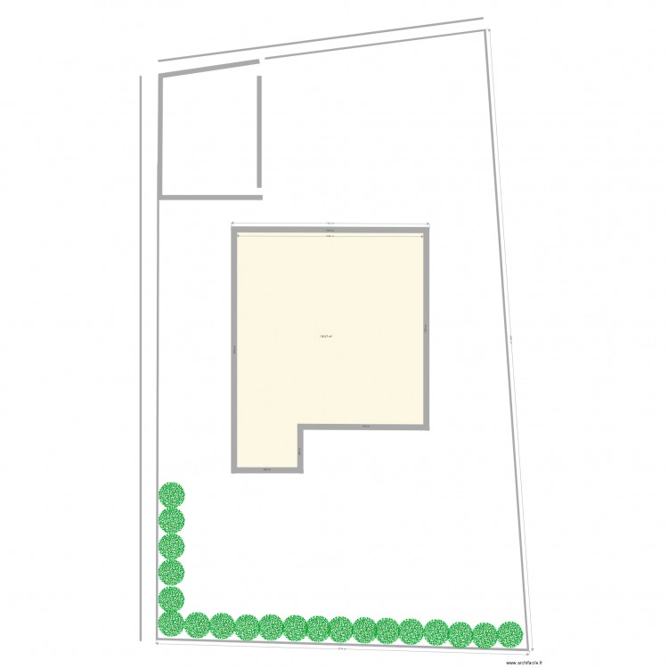 maison murs et terrain. Plan de 0 pièce et 0 m2