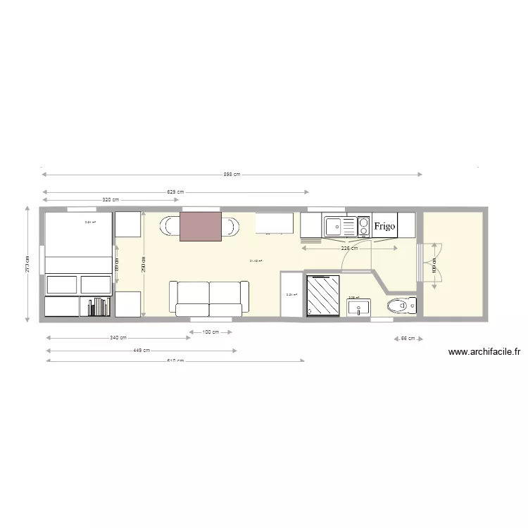 roulotte 1A. Plan de roulotte 1A. Plan de