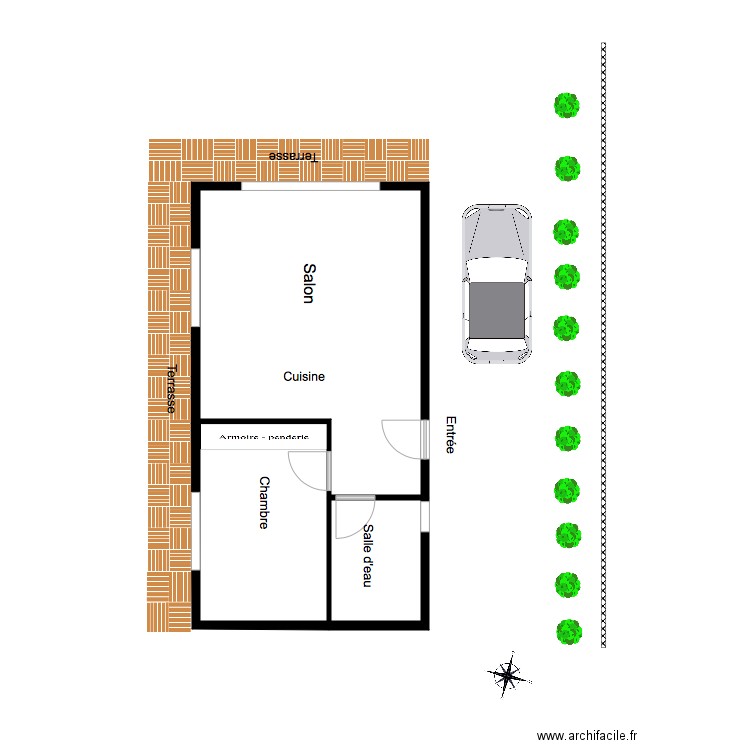 Maison écologique 1. Plan de 0 pièce et 0 m2