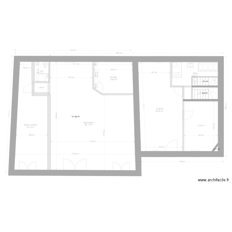 ETAGE. Plan de 0 pièce et 0 m2