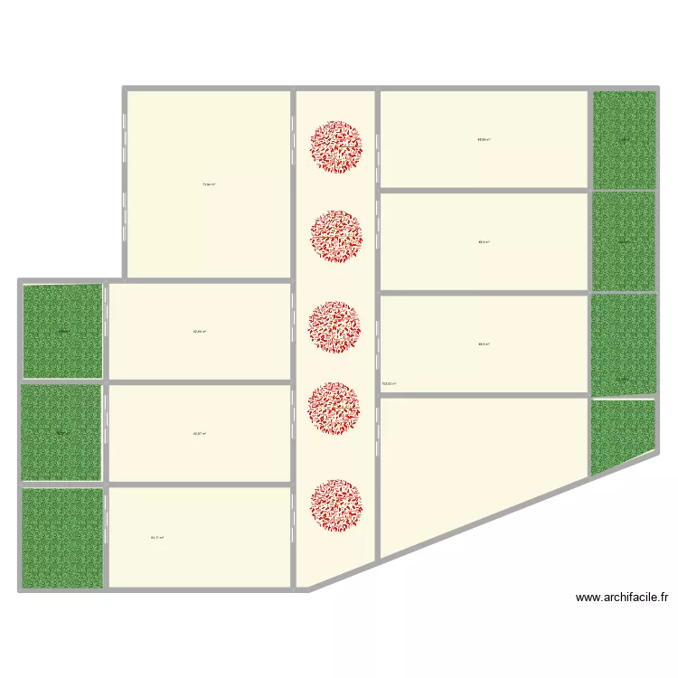 CENTRE DU MARCHÉ. Plan de CENTRE DU MARCHÉ. Plan de