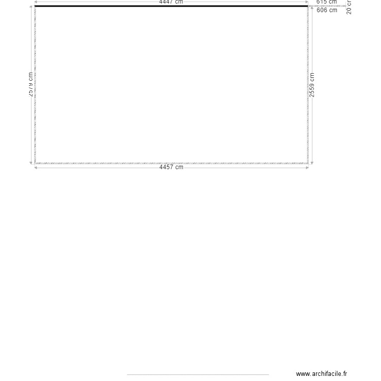 lidl 1. Plan de 1 pièce et 1121 m2