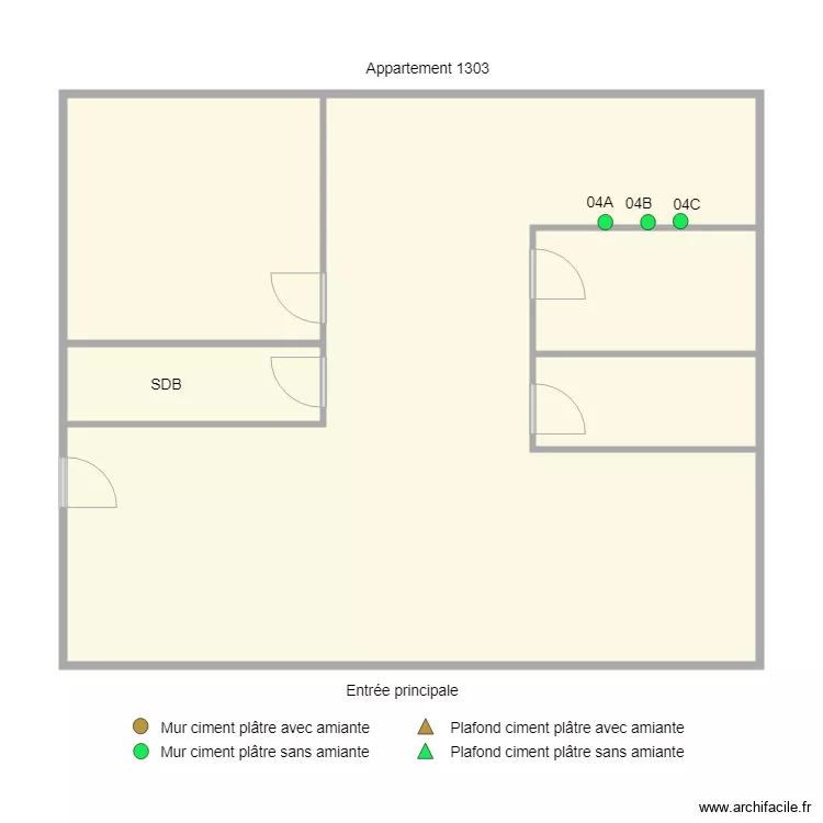 Appartement 1303 LASALLE . Plan de Appartement 1303 LASALLE . Plan de