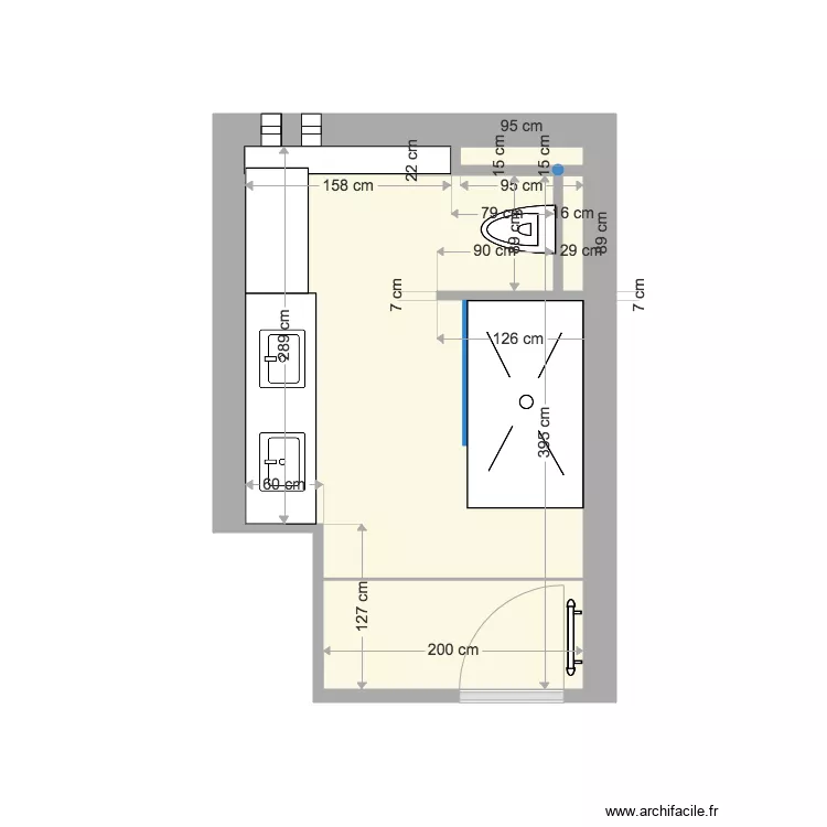 sdb beausoleil. Plan de sdb beausoleil. Plan de