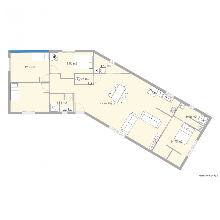 LE PASSAGE DEFINITIF. Plan de 0 pièce et 0 m2