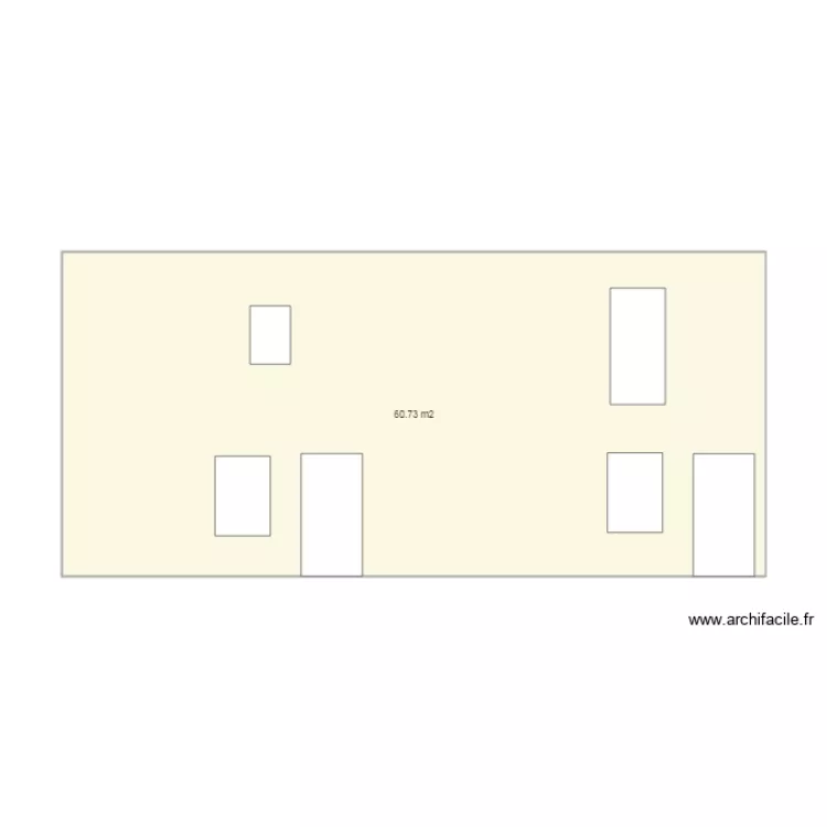 Fa&ccedil;ade est. Plan de 