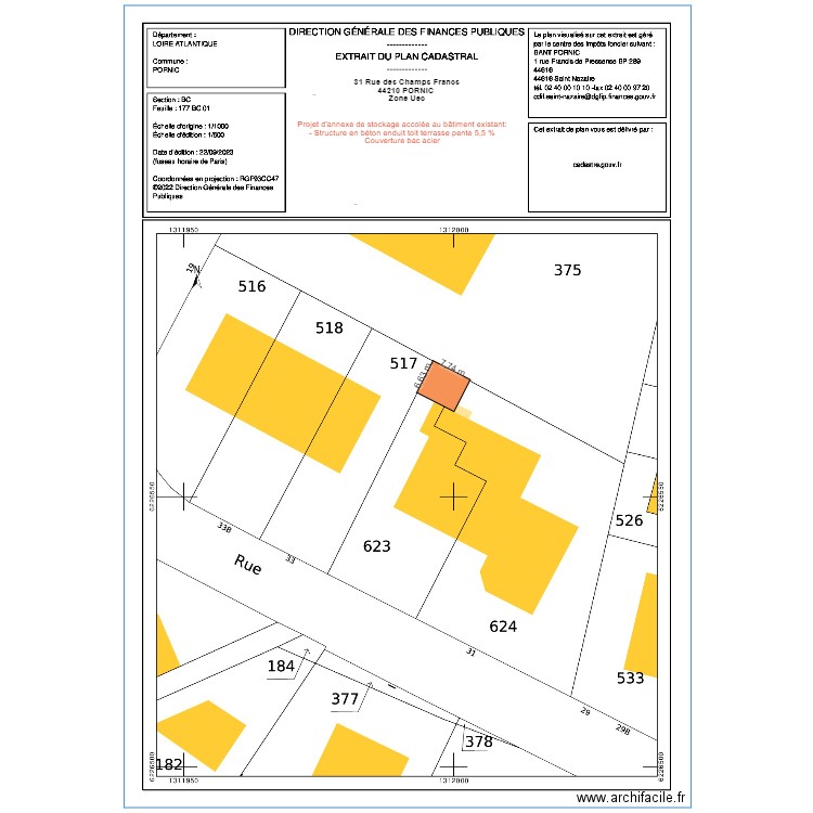 Plan Ref SCI MITIROL. Plan de 0 pièce et 0 m2