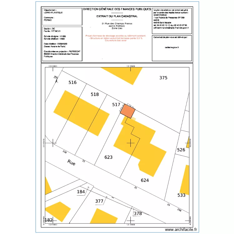 Plan Ref SCI MITIROL. Plan de 