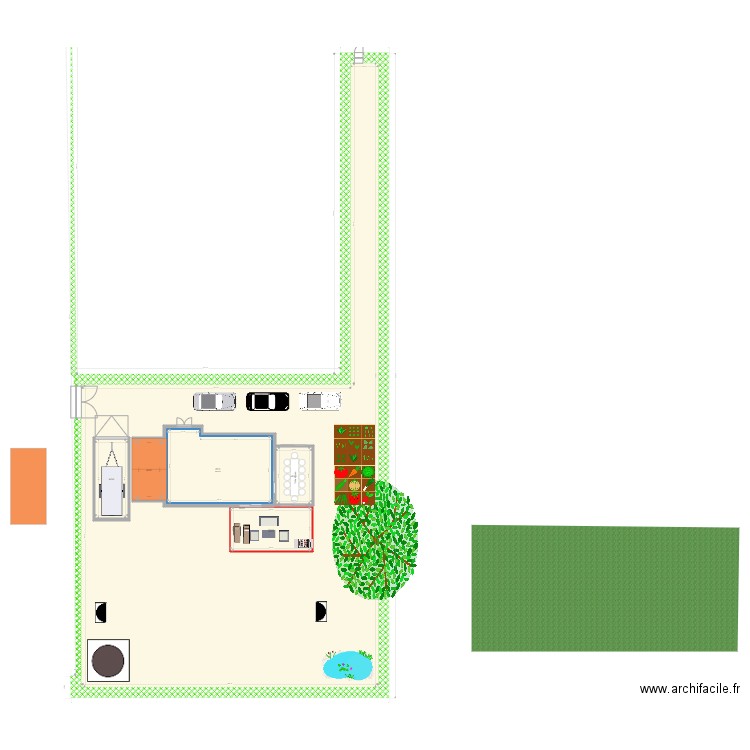 Carport003. Plan de 0 pièce et 0 m2