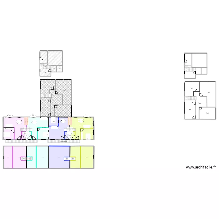 Bureau existants Grade. Plan de 