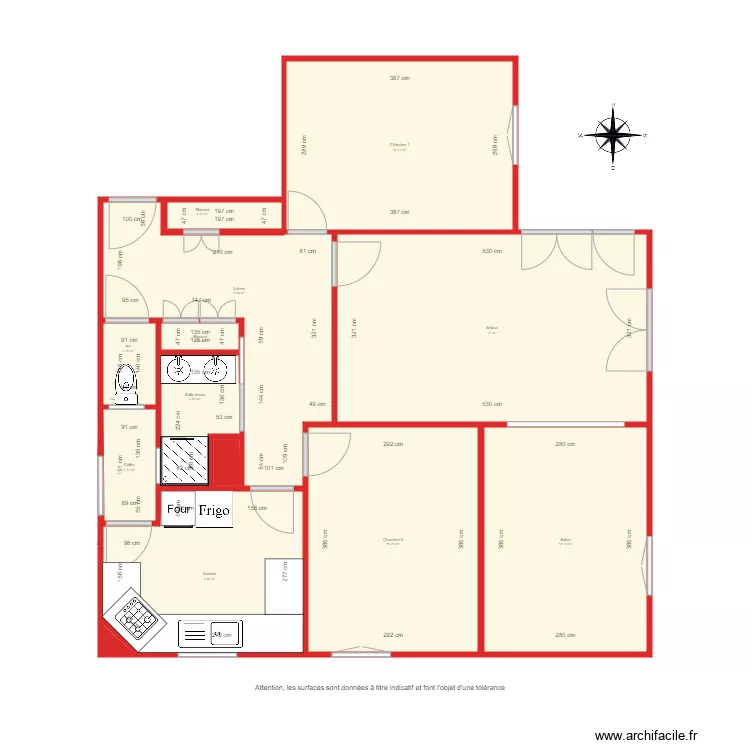 3803 cot&eacute;. Plan de 