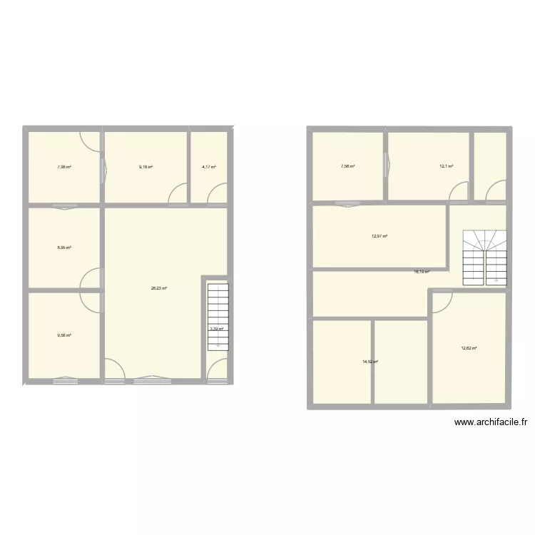 newhome. Plan de 13 Pièces et 147 m²