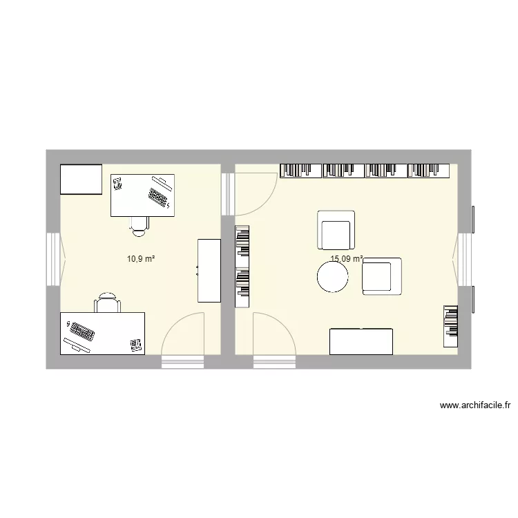 Chambre4bis. Plan de Chambre4bis. Plan de