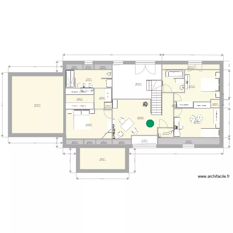 Plan maison Etage. Plan de Plan maison Etage. Plan de