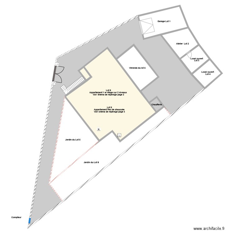 GHIGO MASSE parties communes. Plan de 0 pièce et 0 m2