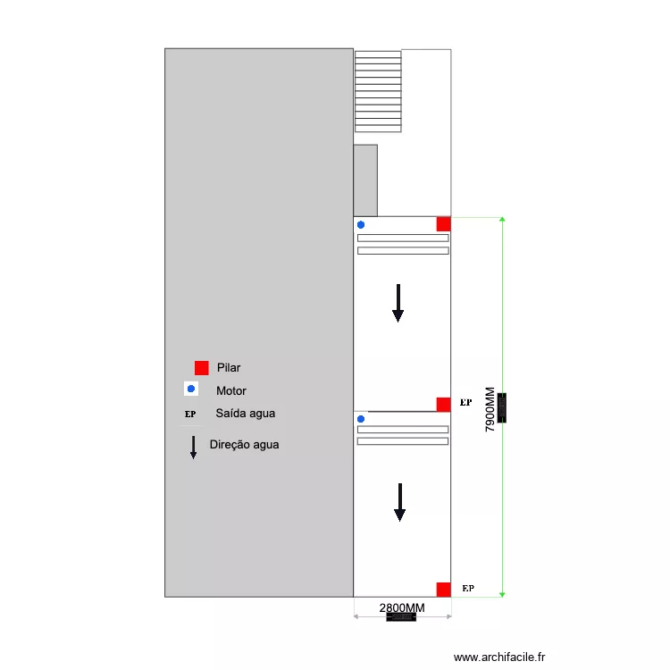MARTINS-ilha de Faro. Plan de 