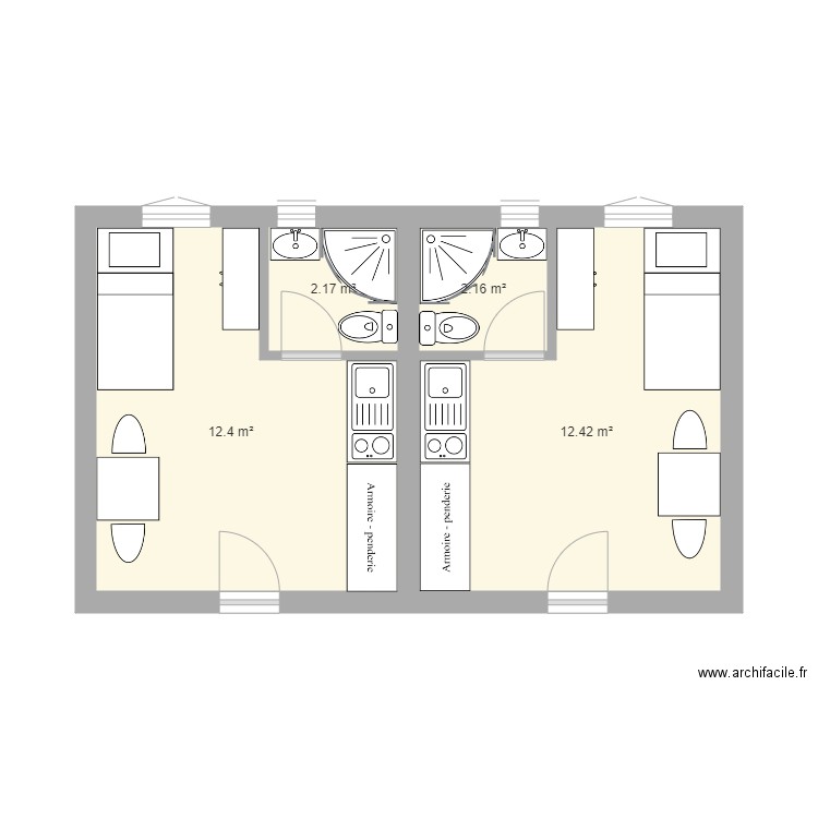 test. Plan de 0 pièce et 0 m2