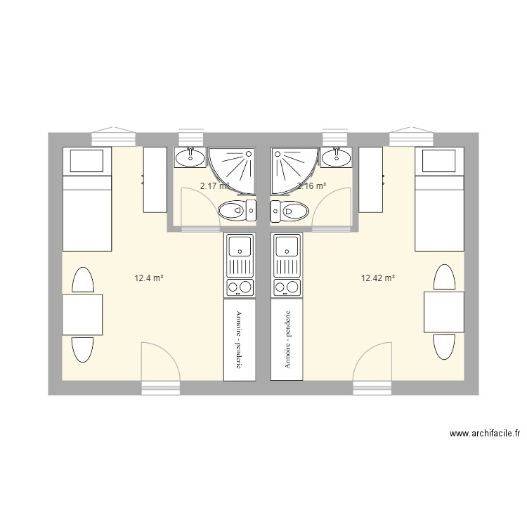 test. Plan de 0 pièce et 0 m2