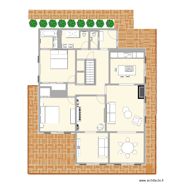 Lamalou sans jardin. Plan de 0 pièce et 0 m2