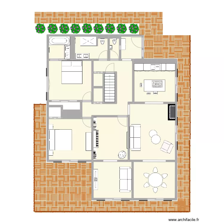Lamalou sans jardin. Plan de Lamalou sans jardin. Plan de