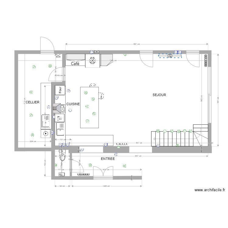 Séjour plan elec. Plan de 0 pièce et 0 m2