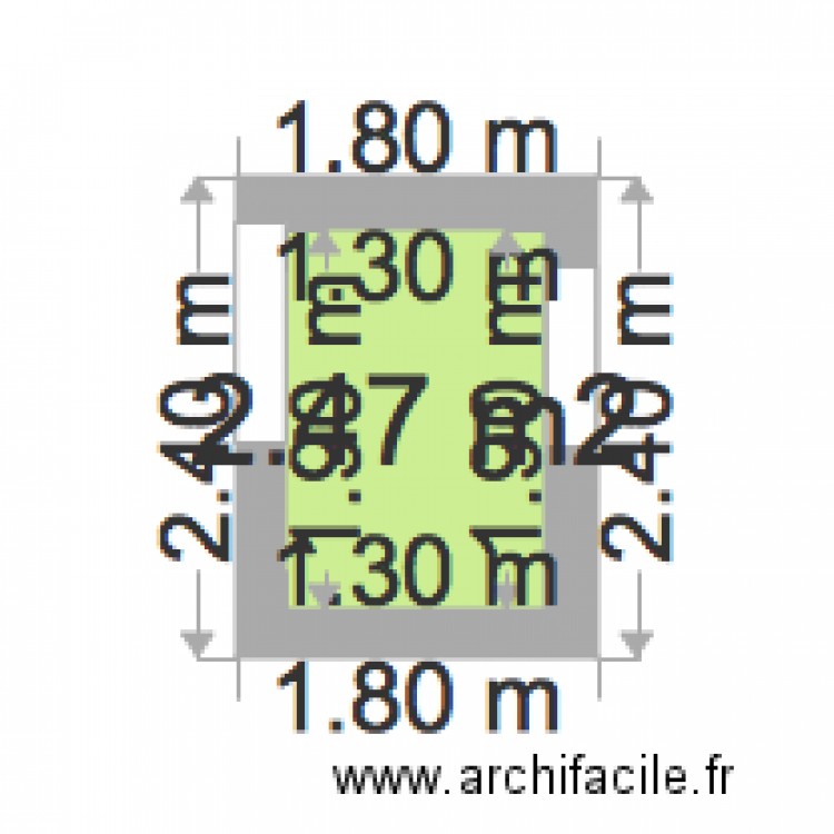 MAS palier escalier 1ER. Plan de 0 pièce et 0 m2