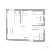 Montoison Plan Extension 1er étage Hyp 6