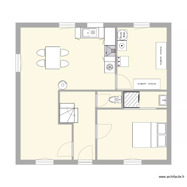 MATHILDE FOUQUET. Plan de 