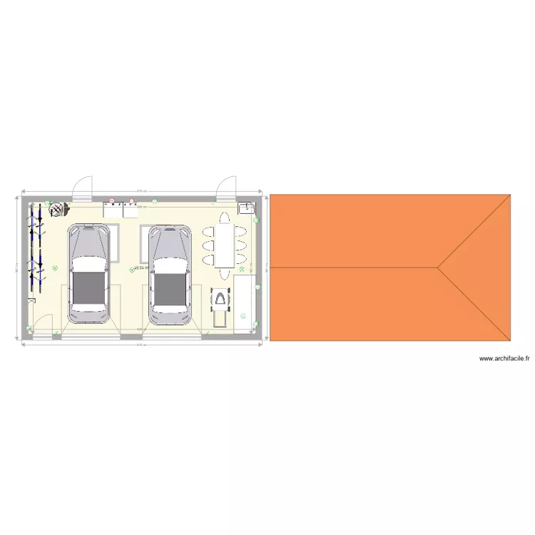 Imagination garage. Plan de 