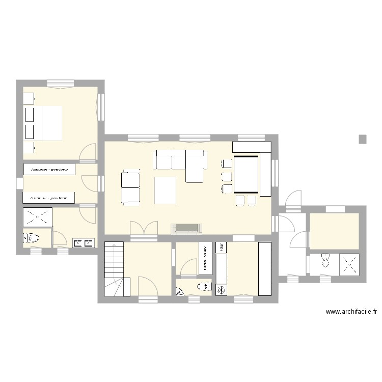 Plan 2 FP. Plan de 0 pièce et 0 m2