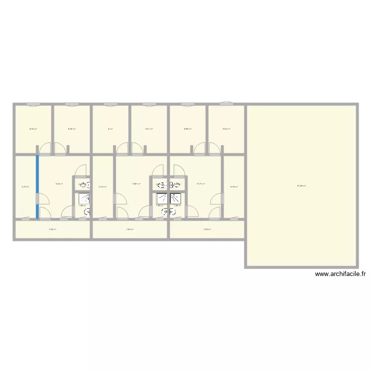 GAGNOA suite. Plan de 